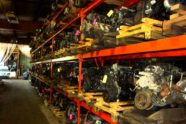 Engines removed and stored in our warehouse